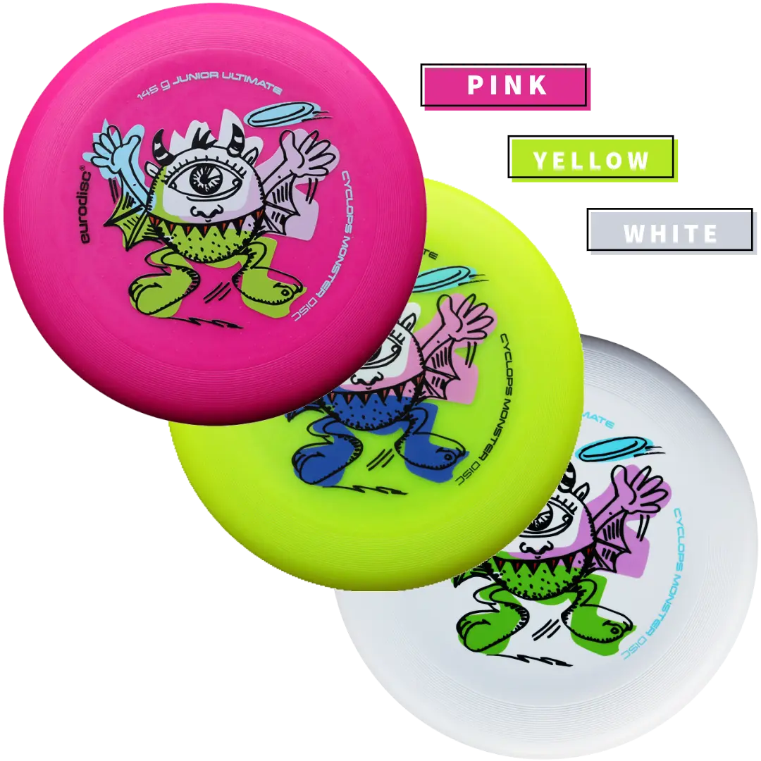 eurodisc® 145g Junior Ultimate  Monster in weiß