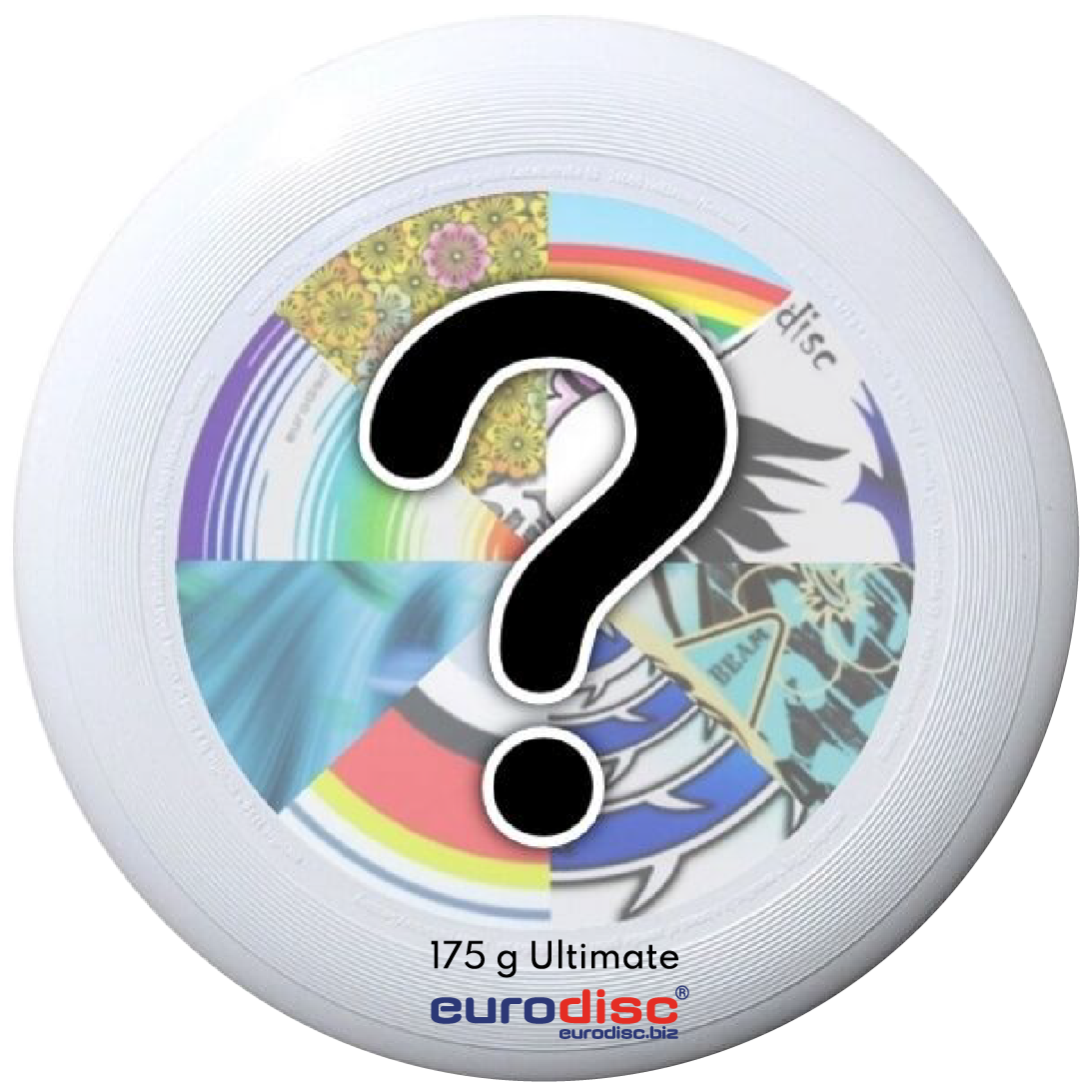 eurodisc® 175g Ultimate Frisbee Secret Organic, WHITE