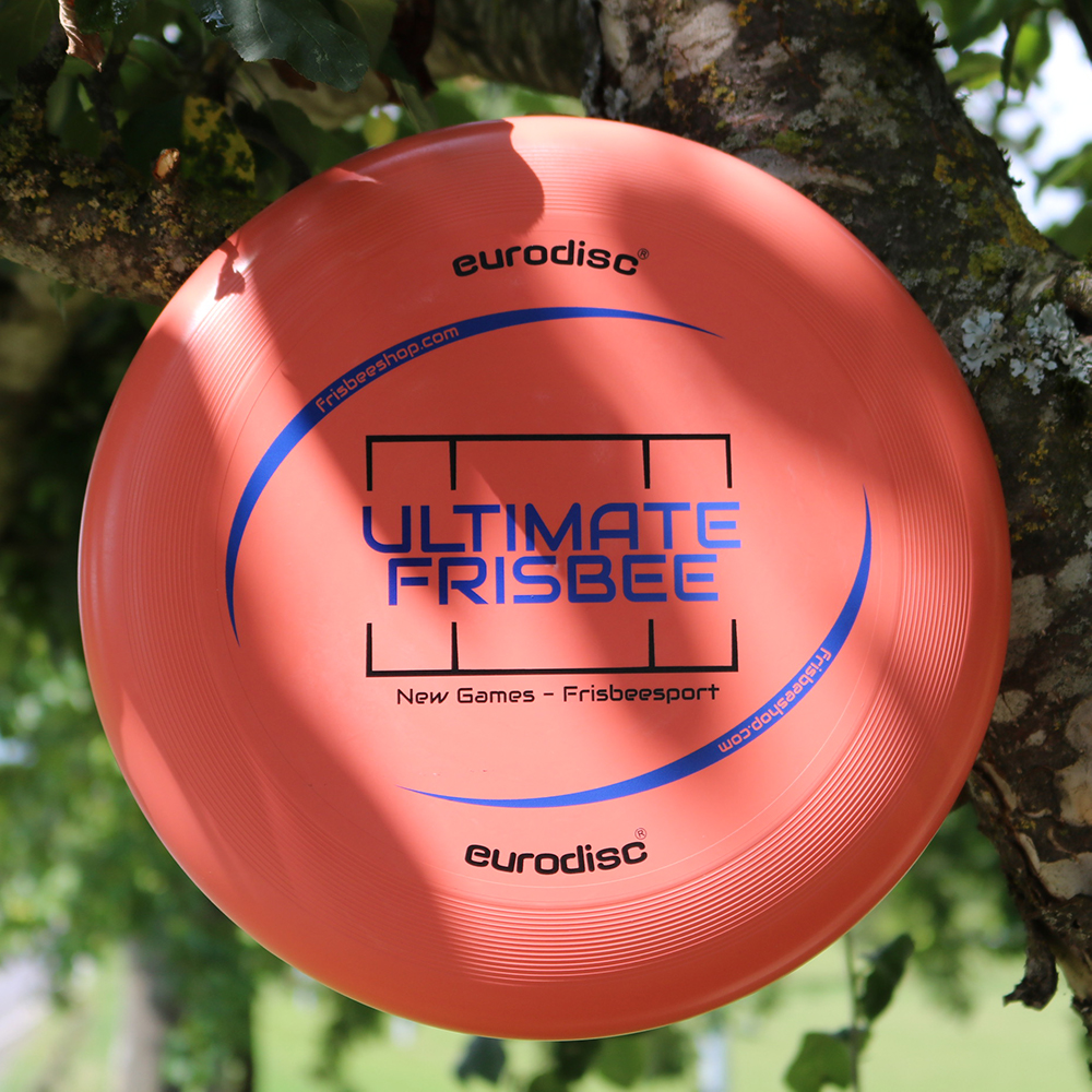 eurodisc® 175g Ultimate Frisbee New Games Organic-Plastic, APRICOT