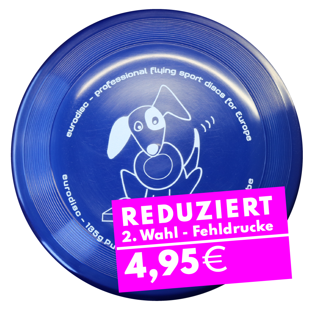 eurodisc® 135g PuncMaster Fun Award bissstarke Hundefrisbee 2. Wahl