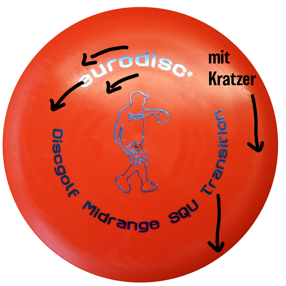 eurodisc® 160 g, Discgolf Midrange Transition SQU, ORANGE - 2nd Choice