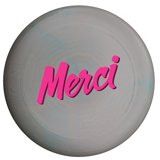 Custom eurodisc® 175g Ultimate Organic Plastic, Mother-of-pearl, Organic Recycled