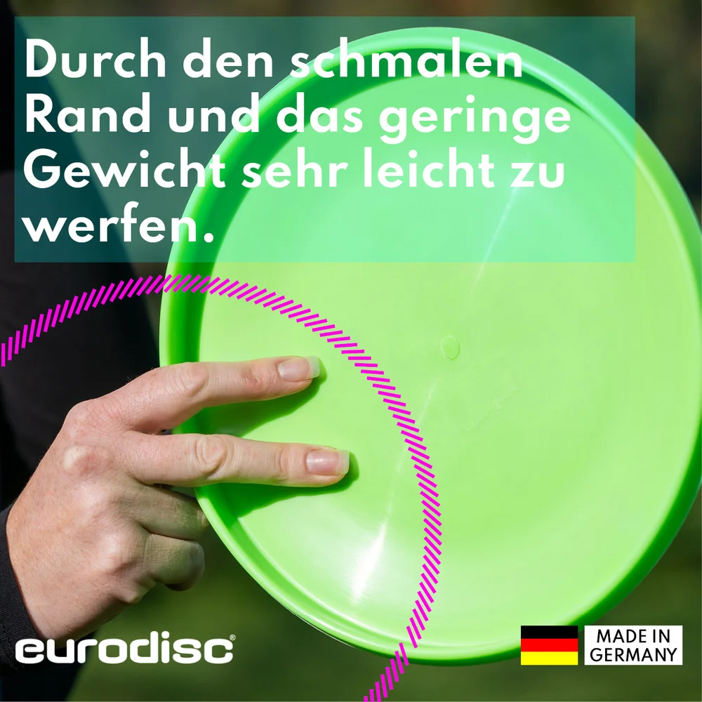 eurodisc® 100g Kidzz Fun Soft Frisbee Throwzilla 23cm Grün