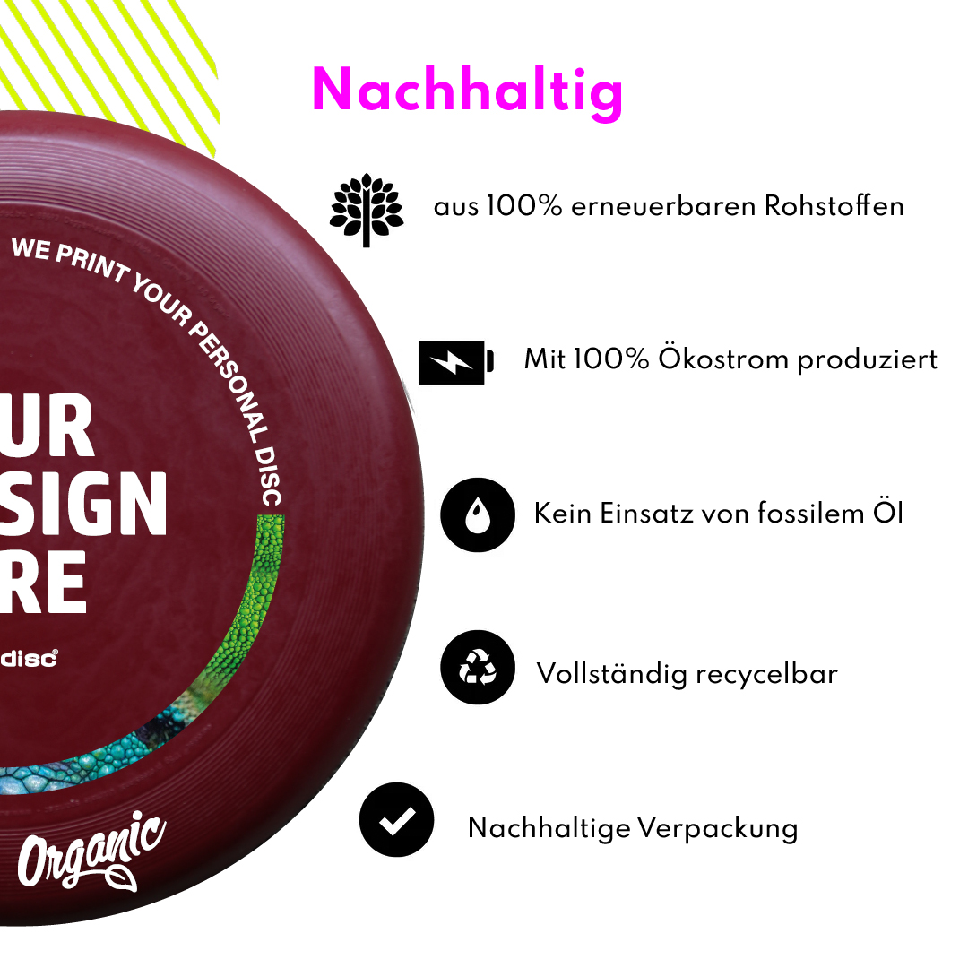 Individuelle eurodisc®  175g Ultimate Frisbee BORDEAUX