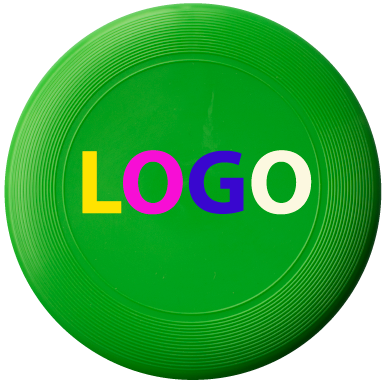 Individuelle eurodisc® 25g Mini Frisbee mit eigenem Logo GRASGRÜN