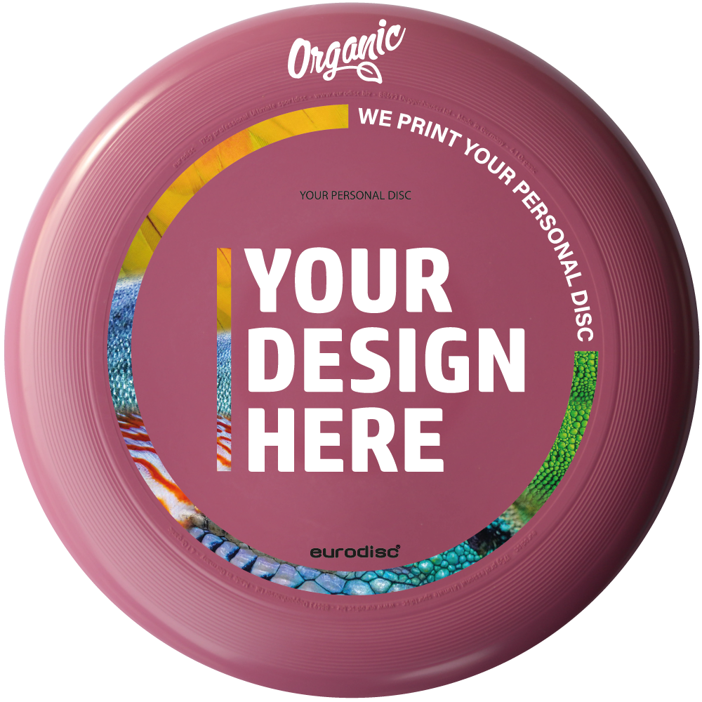 Custom eurodisc® 175g Ultimate Organic Plastic, PURPLE