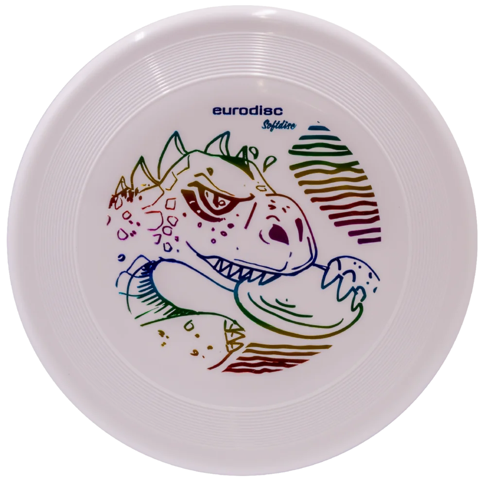 eurodisc® 100g Kidzz Fun Soft Frisbee Throwzilla white