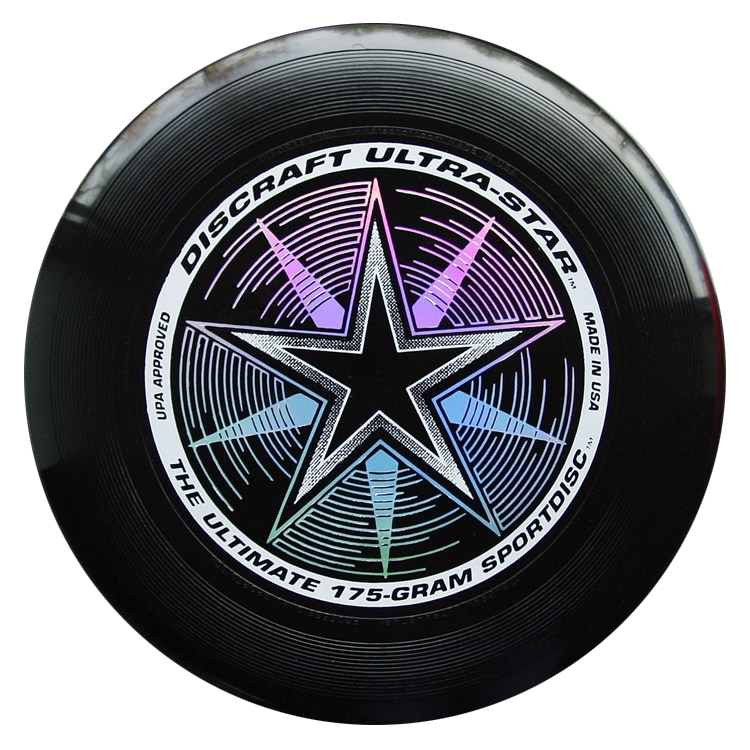 Discraft 175g Ultimate Frisbee Ultrastar black