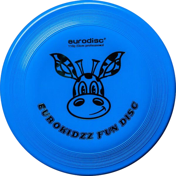 eurodisc® 110g Kidzz Fun Frisbee Giraffe 23cm transparent