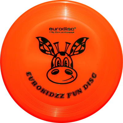 eurodisc® 110g Kidzz Fun Frisbee Giraffe 23cm transparent