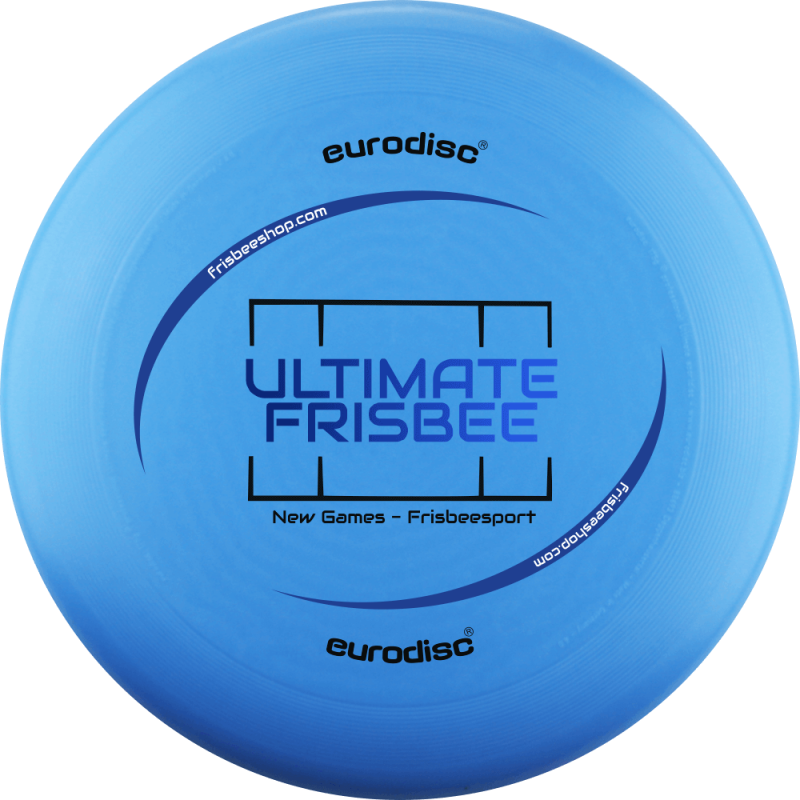 eurodisc® 175g Ultimate Frisbee New Games Hellblau aus Bio-Kunststoff