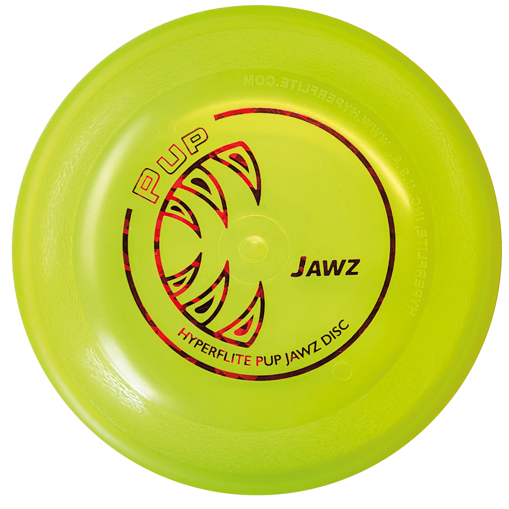 puncture-resistant Dog Disc Hyperflite K10 Jawz Pup yellow