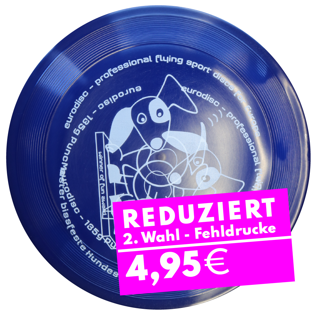 eurodisc® 135g PuncMaster Fun Award dog frisbee 2nd Choice