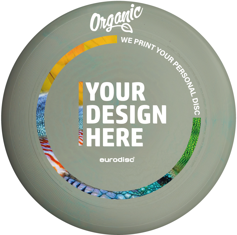 Custom eurodisc® 175g Ultimate Organic Plastic, Mother-of-pearl, Organic Recycled