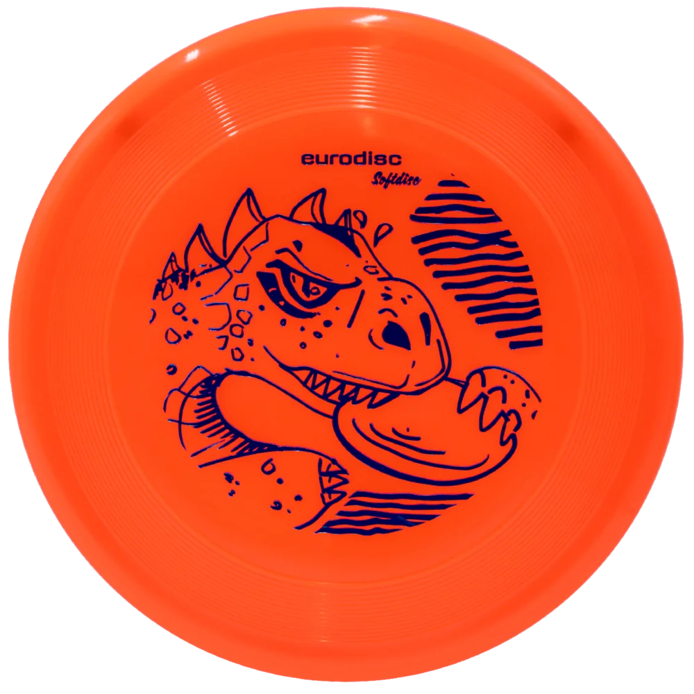 eurodisc® 100g Kidzz Fun Soft Frisbee Throwzilla 23cm orange